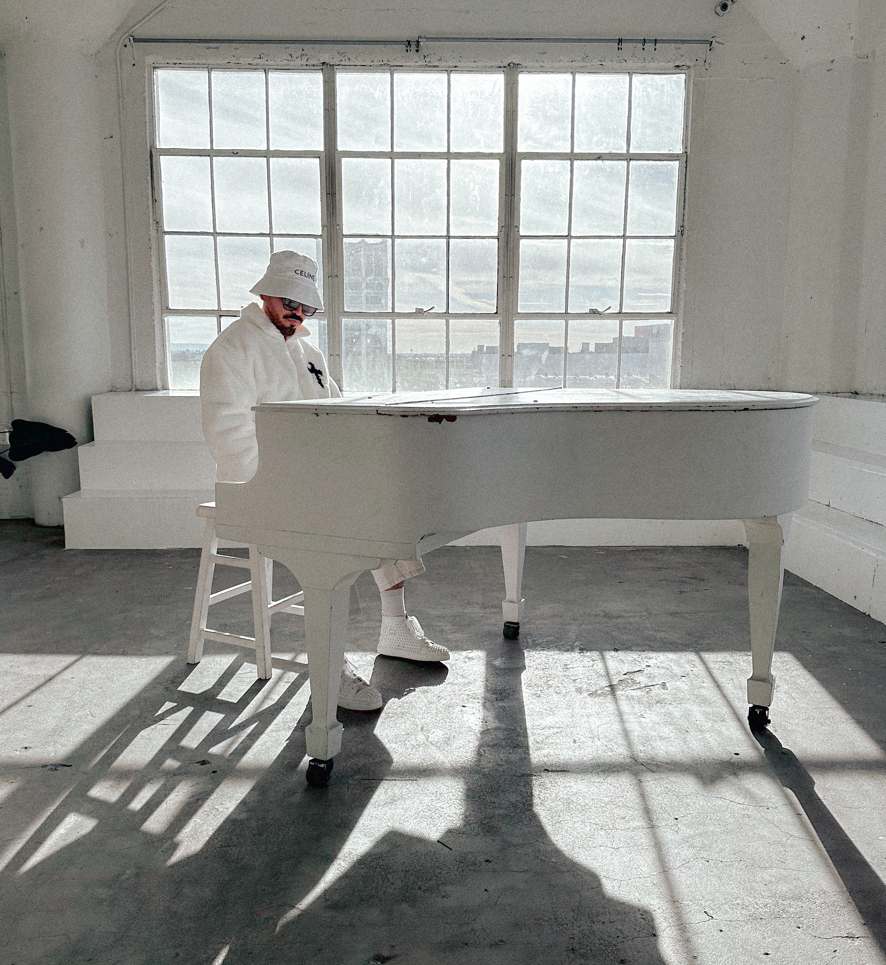 Leo at the piano